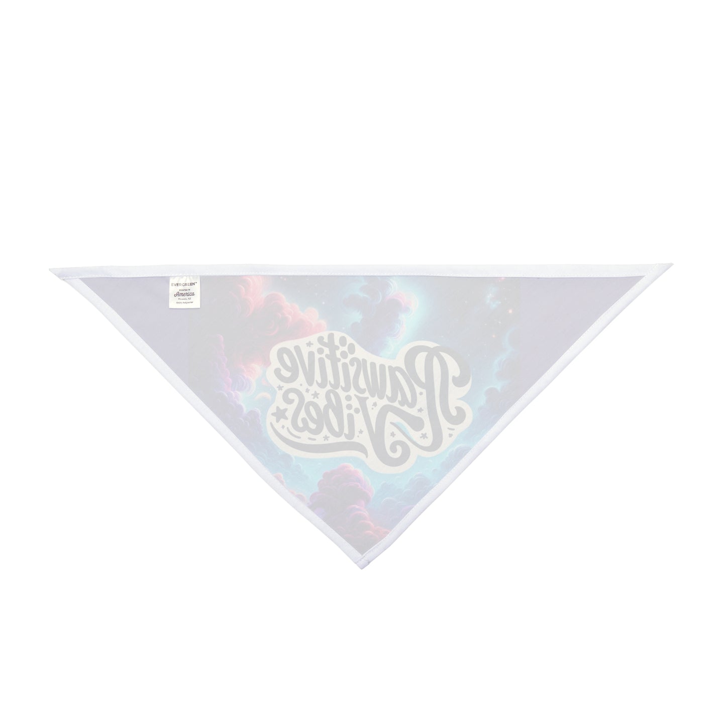 "Pawsitive Vibes" Pet Bandana