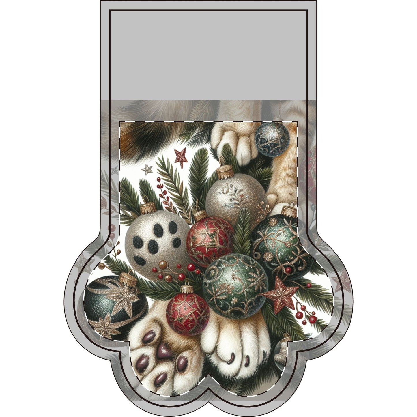 Christmas/Yule Stocking (Paw)