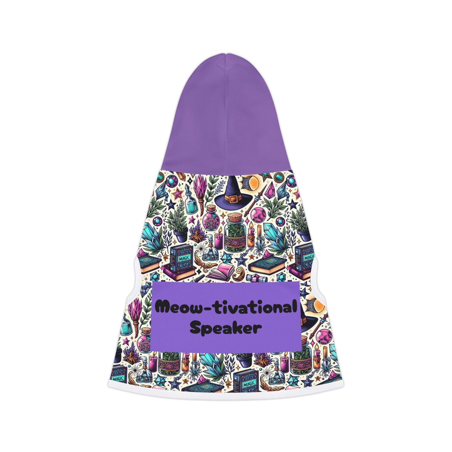 Cat Hoodie - Meow-tivational Speaker Design