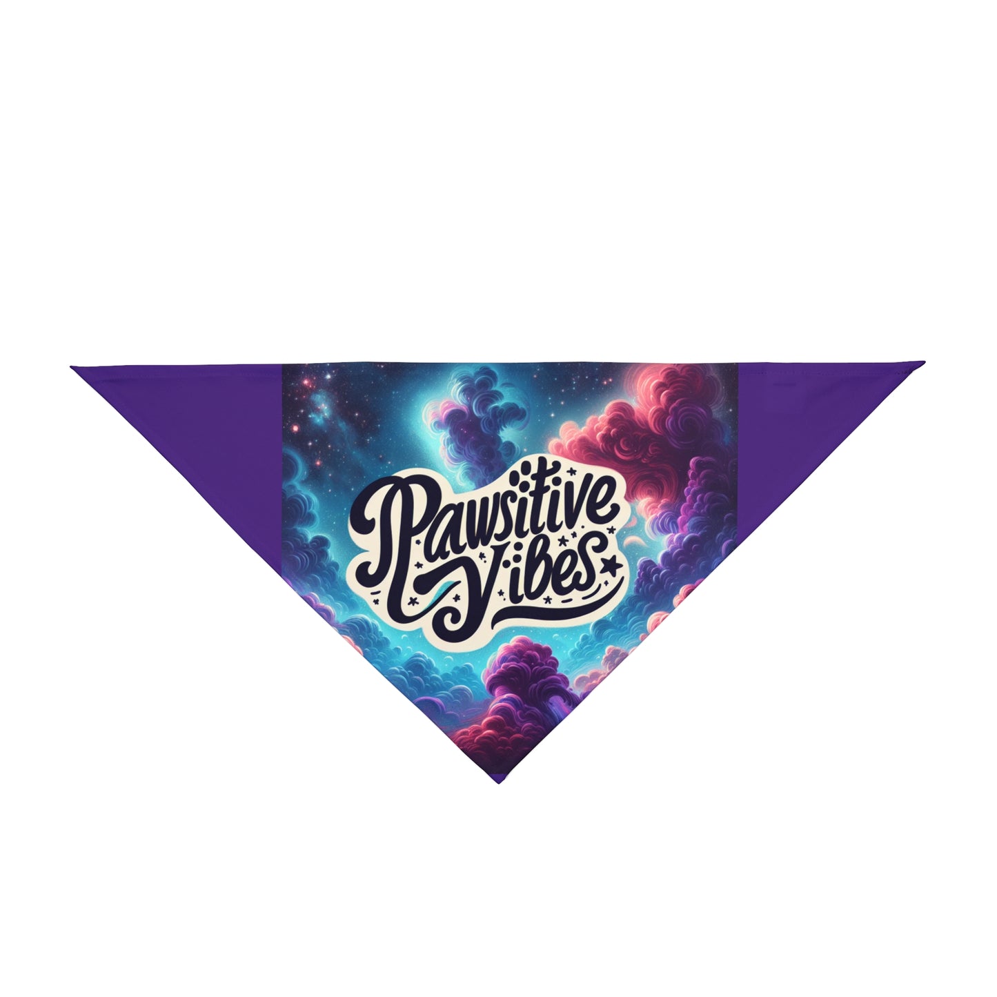 "Pawsitive Vibes" Pet Bandana