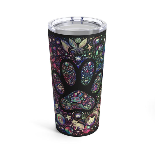 "Cat-titude of Gratitude" Tumbler 20oz