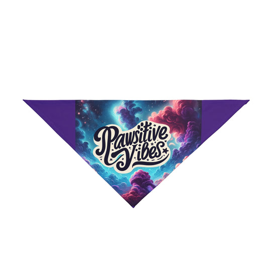 "Pawsitive Vibes" Pet Bandana